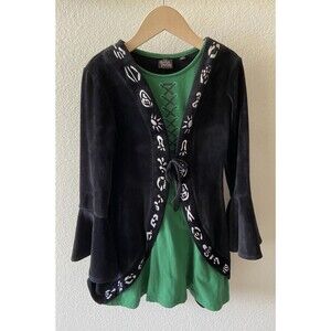 Disney Hocus Pocus Dress Kids Small 6/6X Winnifred Sanderson Costume